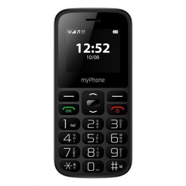 MyPhone Halo A Dual SIM Κινητό με Μεγάλα Κουμπιά Μαύρο